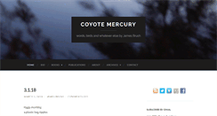 Desktop Screenshot of coyotemercury.com