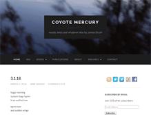 Tablet Screenshot of coyotemercury.com